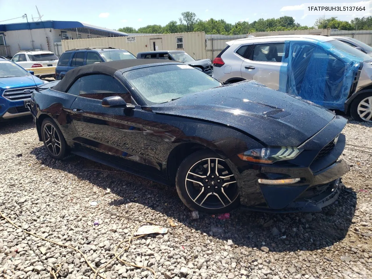 2020 Ford Mustang VIN: 1FATP8UH3L5137664 Lot: 60224254