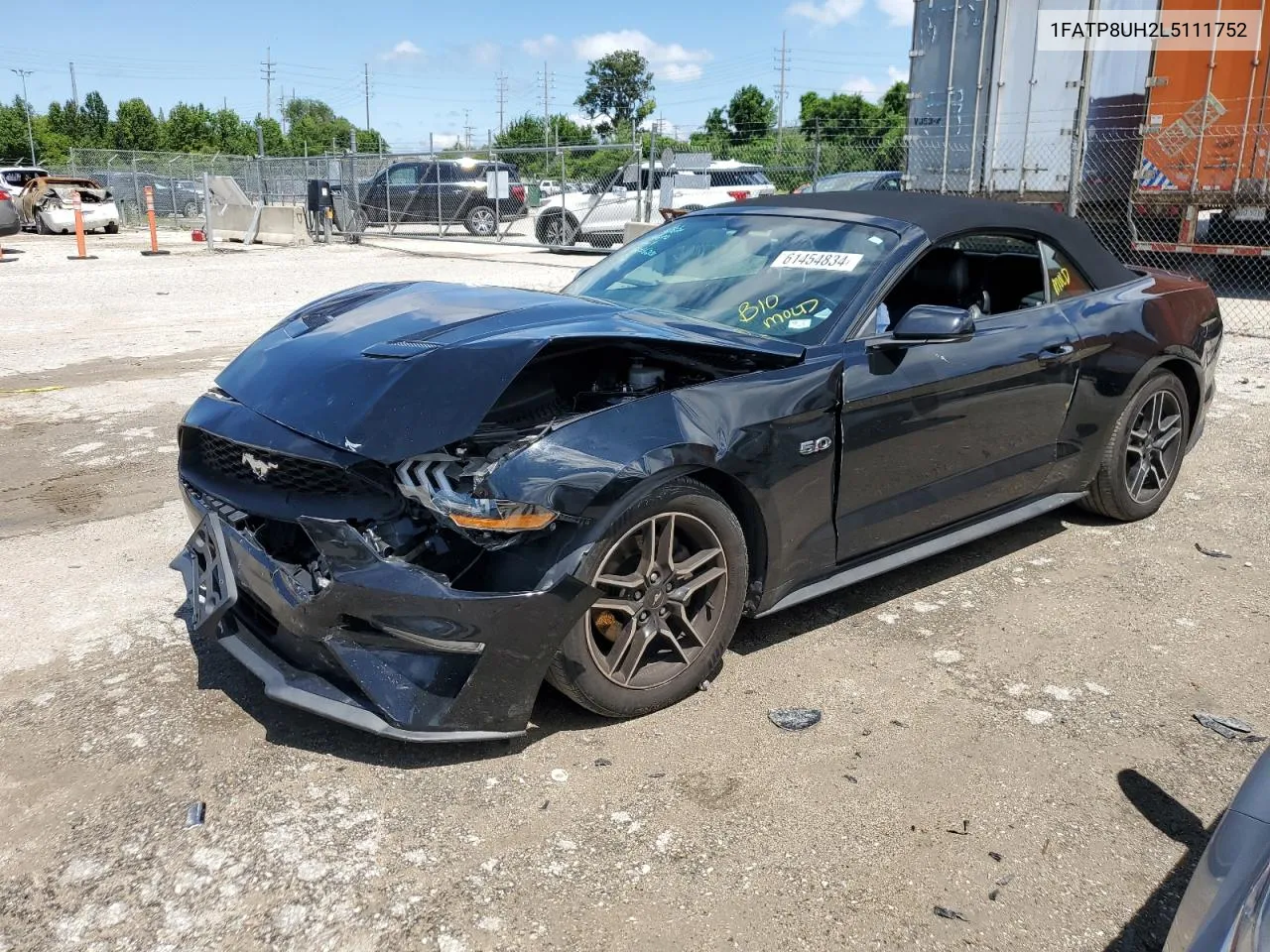 2020 Ford Mustang VIN: 1FATP8UH2L5111752 Lot: 61454834