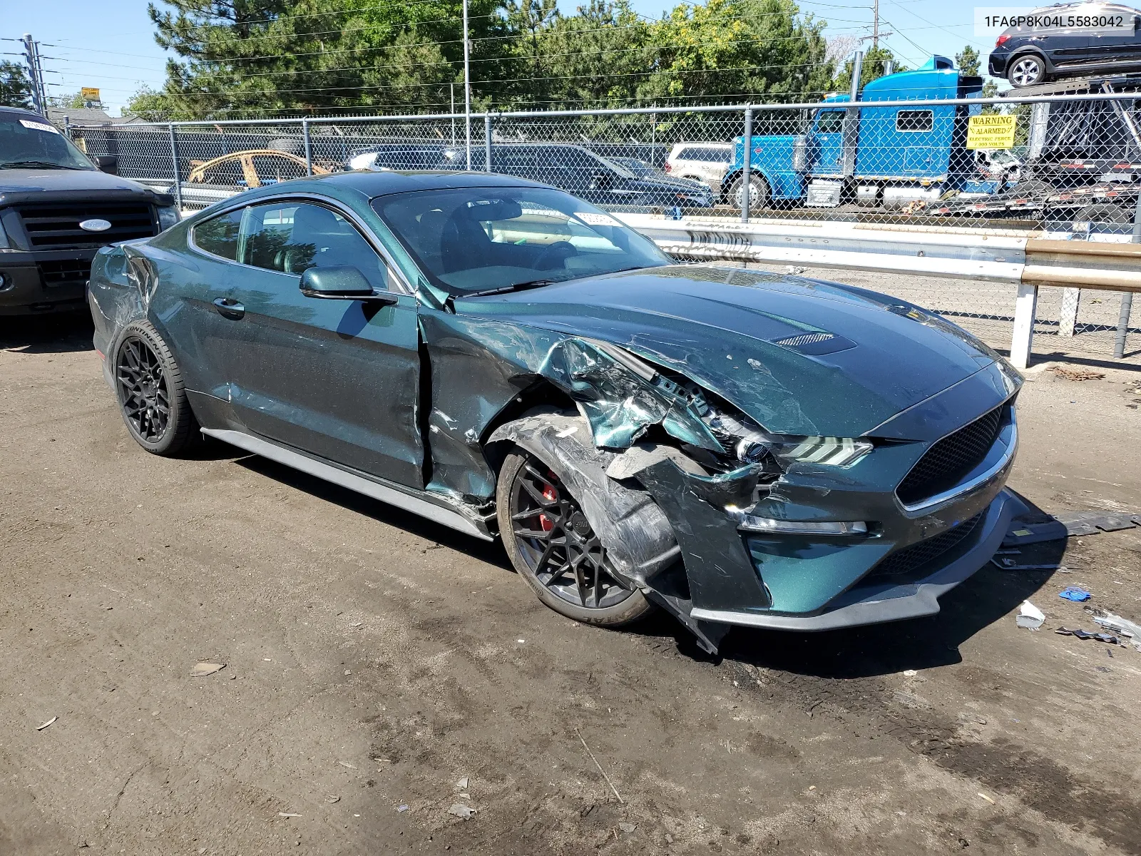 2020 Ford Mustang Bullitt VIN: 1FA6P8K04L5583042 Lot: 62094054