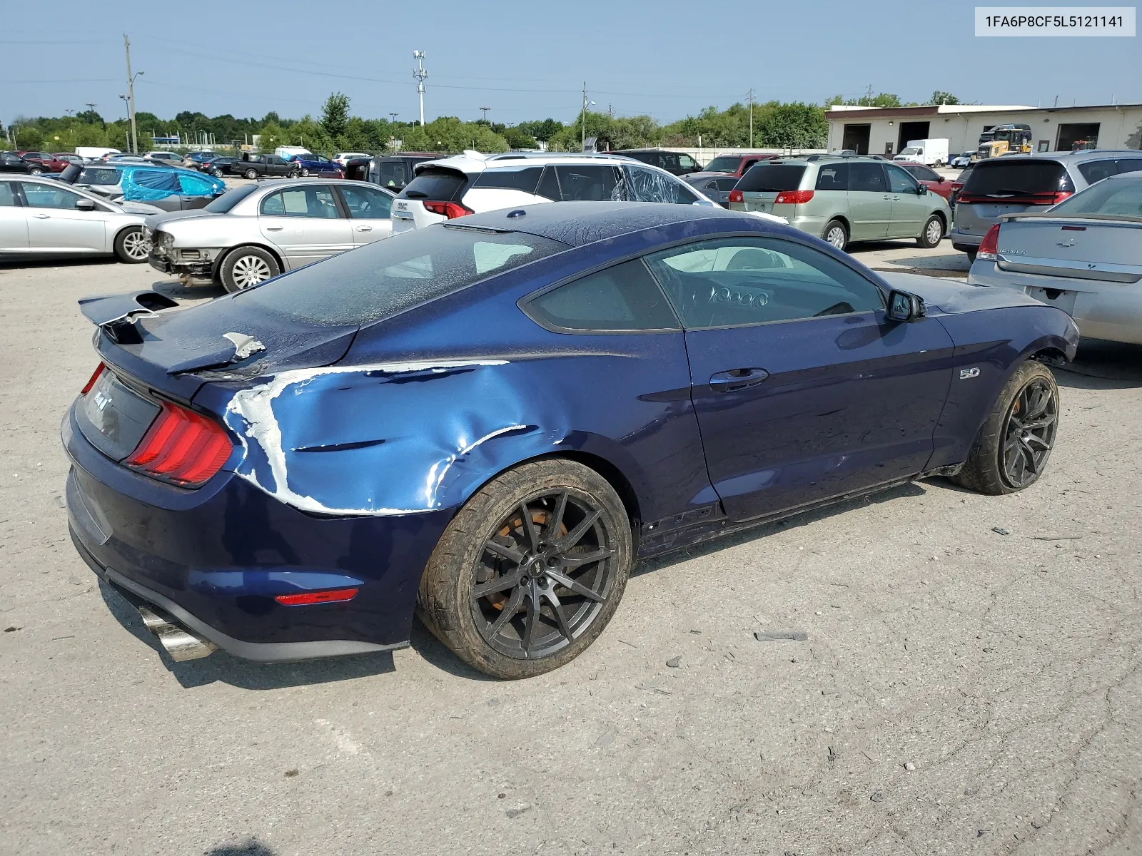 2020 Ford Mustang Gt VIN: 1FA6P8CF5L5121141 Lot: 63786444