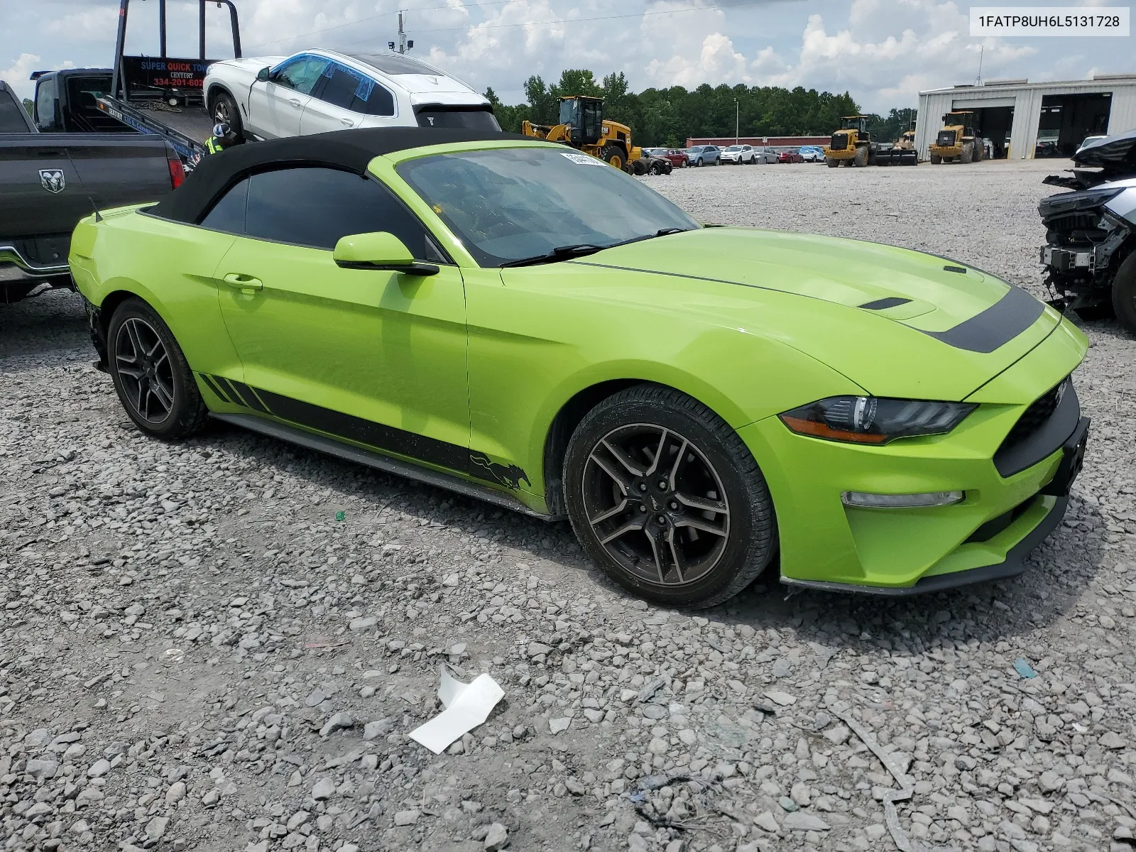 2020 Ford Mustang VIN: 1FATP8UH6L5131728 Lot: 65441084