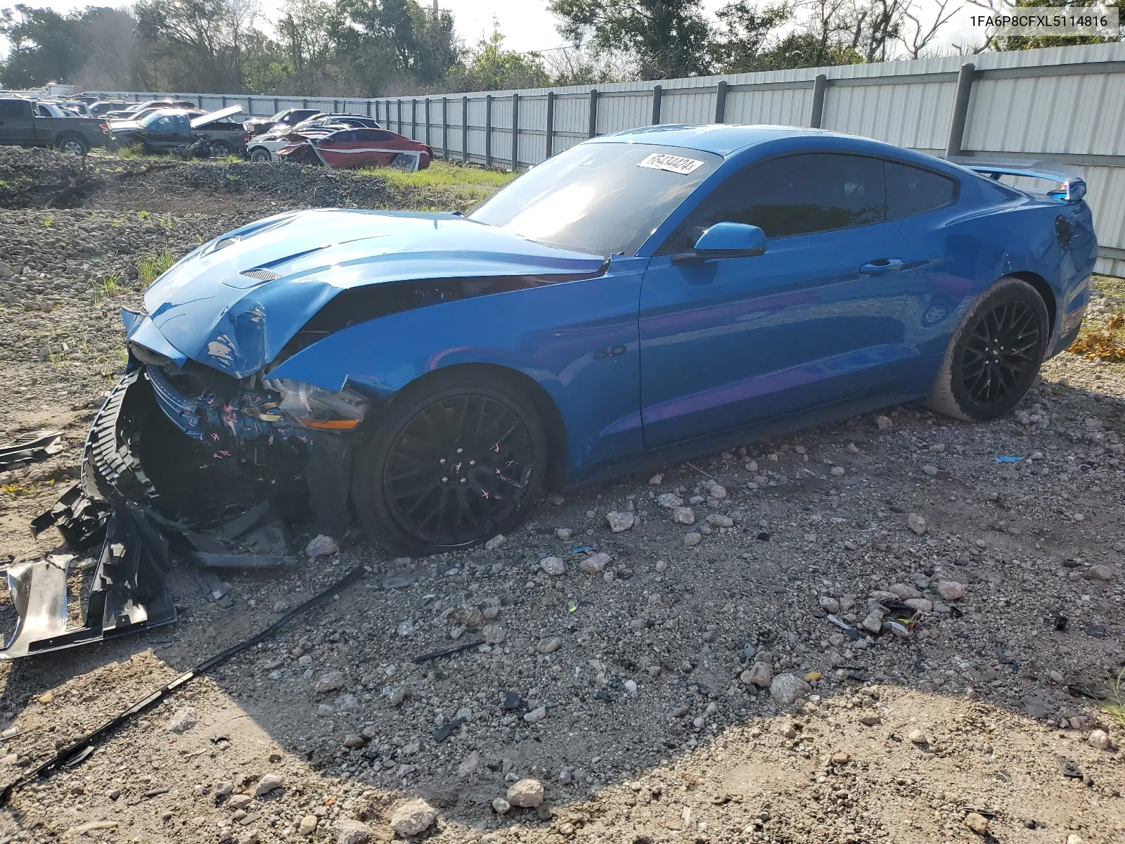 2020 Ford Mustang Gt VIN: 1FA6P8CFXL5114816 Lot: 66434424