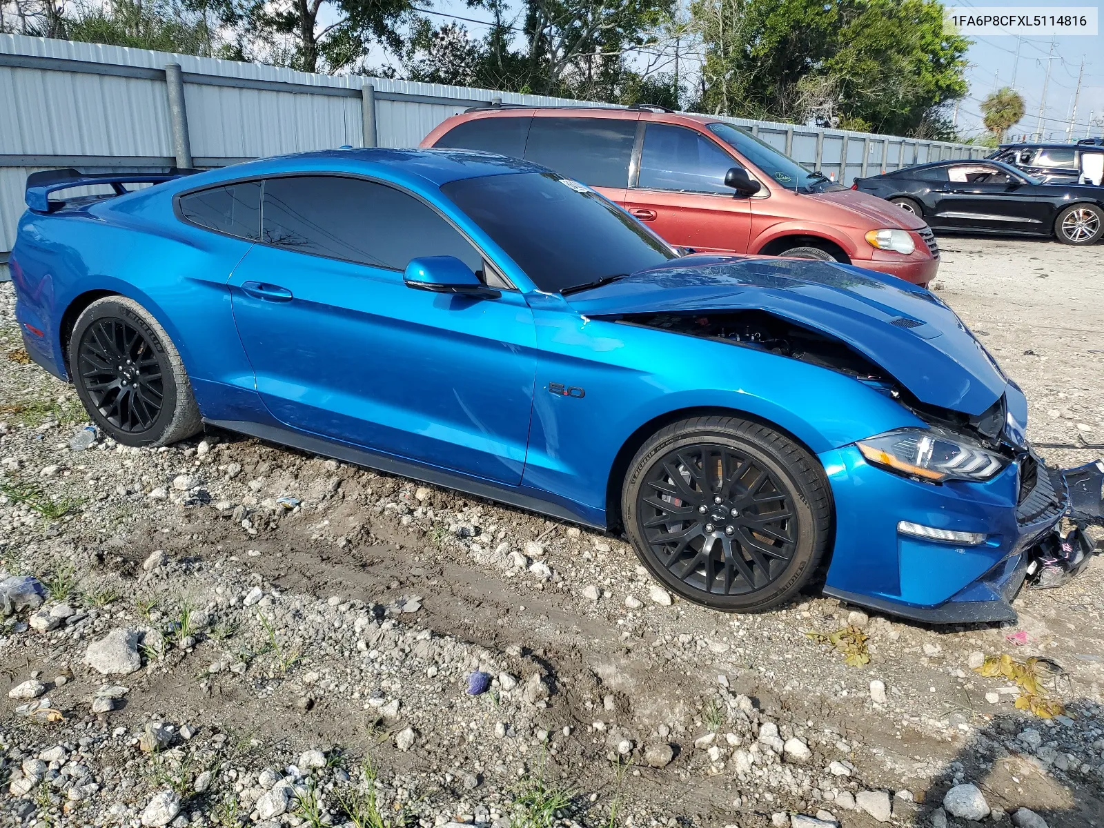 2020 Ford Mustang Gt VIN: 1FA6P8CFXL5114816 Lot: 66434424