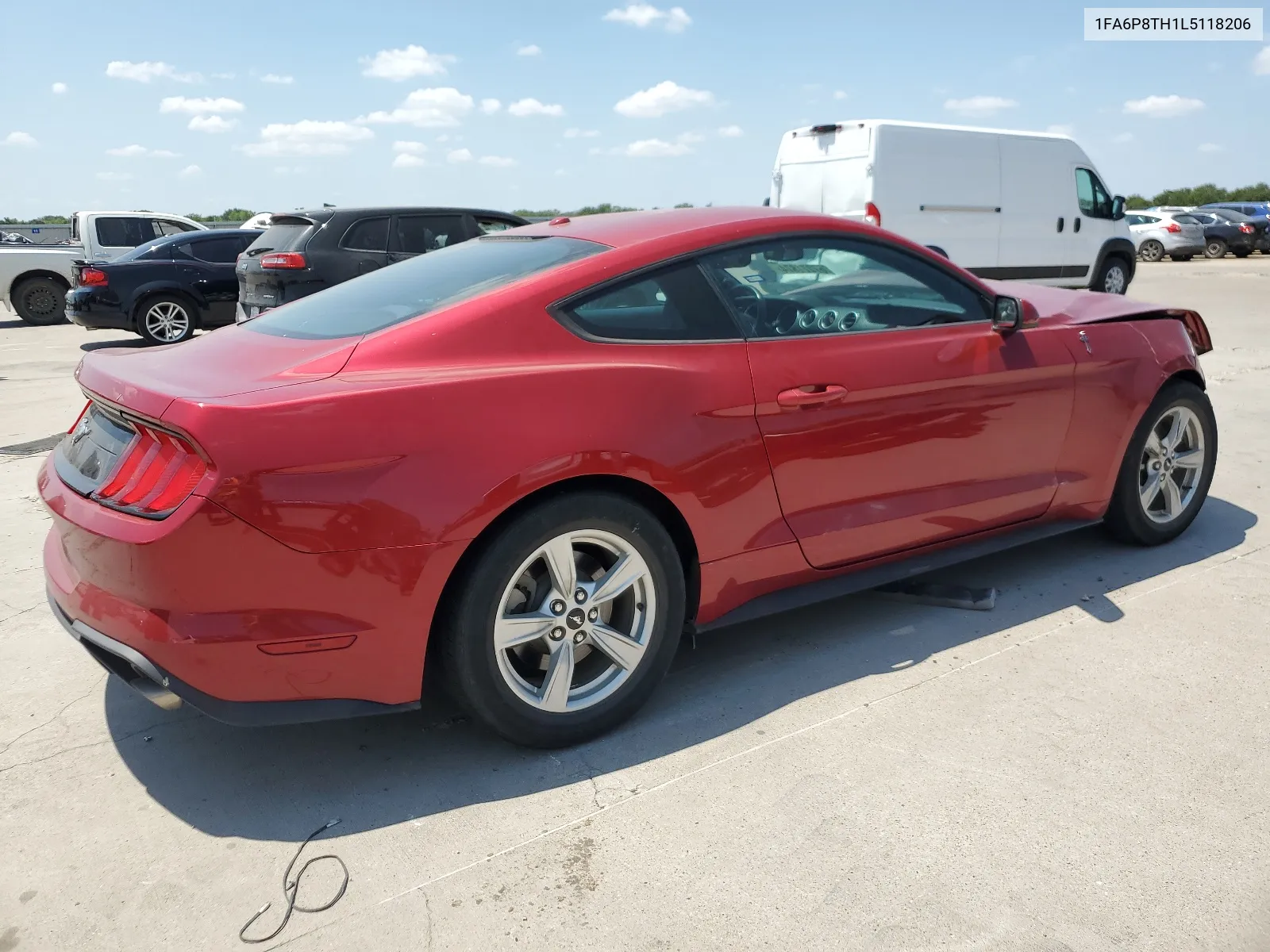 2020 Ford Mustang VIN: 1FA6P8TH1L5118206 Lot: 67271874