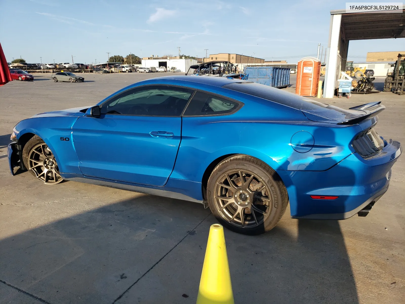 2020 Ford Mustang Gt VIN: 1FA6P8CF3L5129724 Lot: 67590514