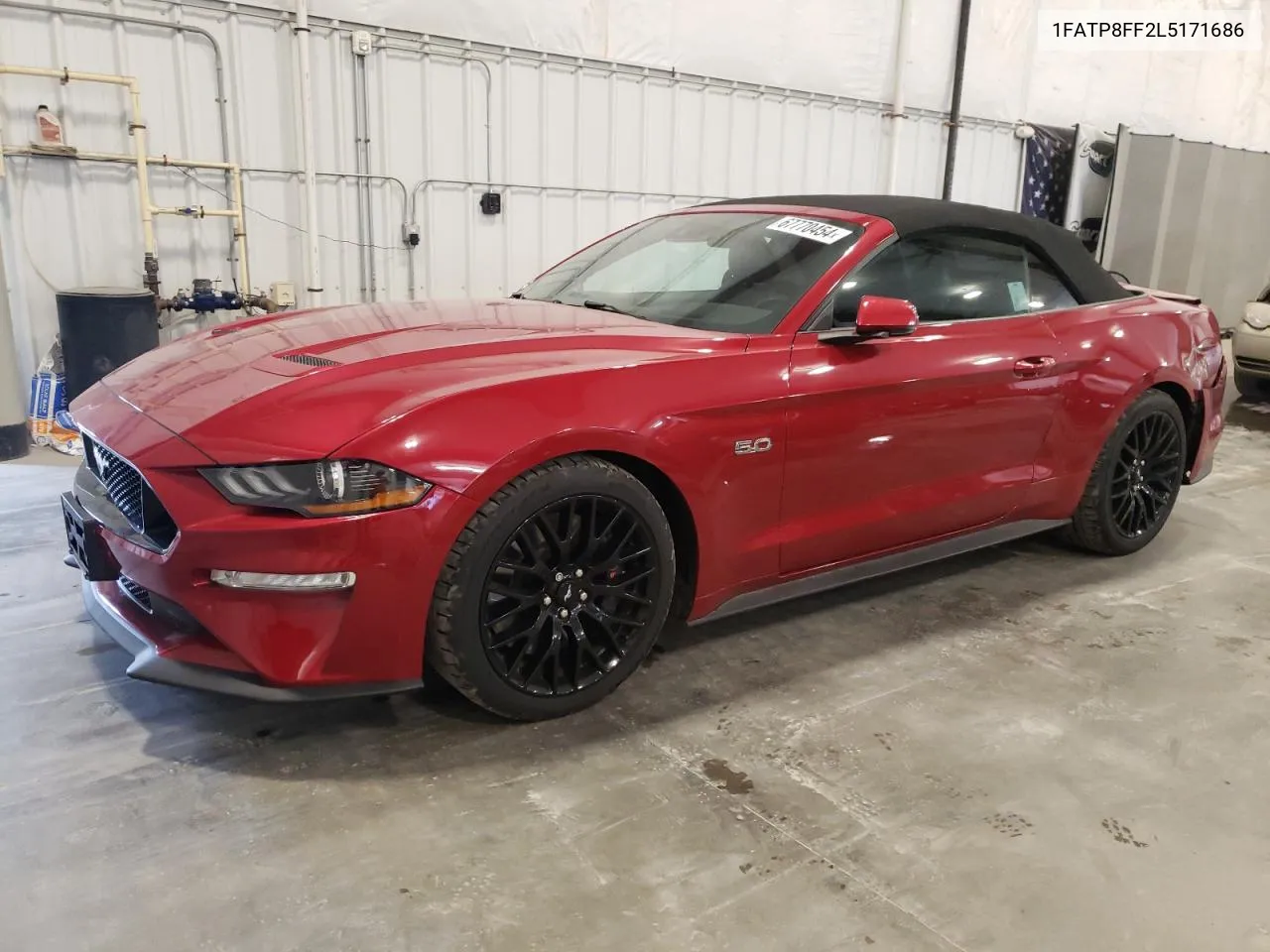 2020 Ford Mustang Gt VIN: 1FATP8FF2L5171686 Lot: 67770454