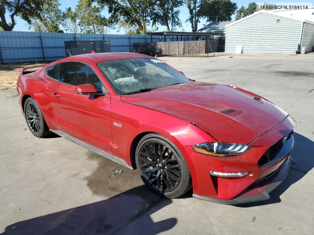 2020 Ford Mustang Gt VIN: 1FA6P8CF9L5184114 Lot: 67912934