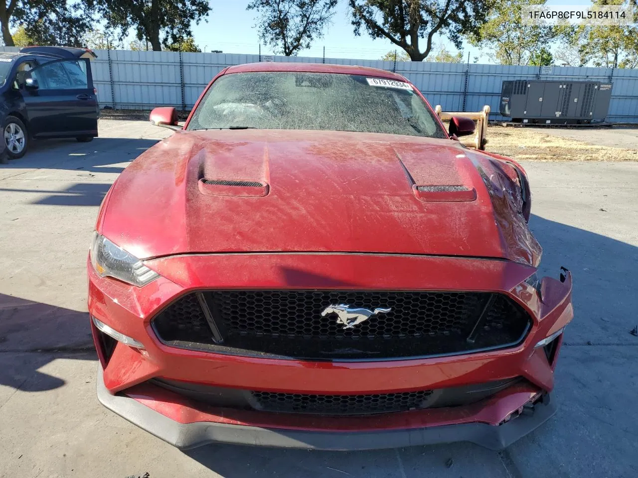 2020 Ford Mustang Gt VIN: 1FA6P8CF9L5184114 Lot: 67912934