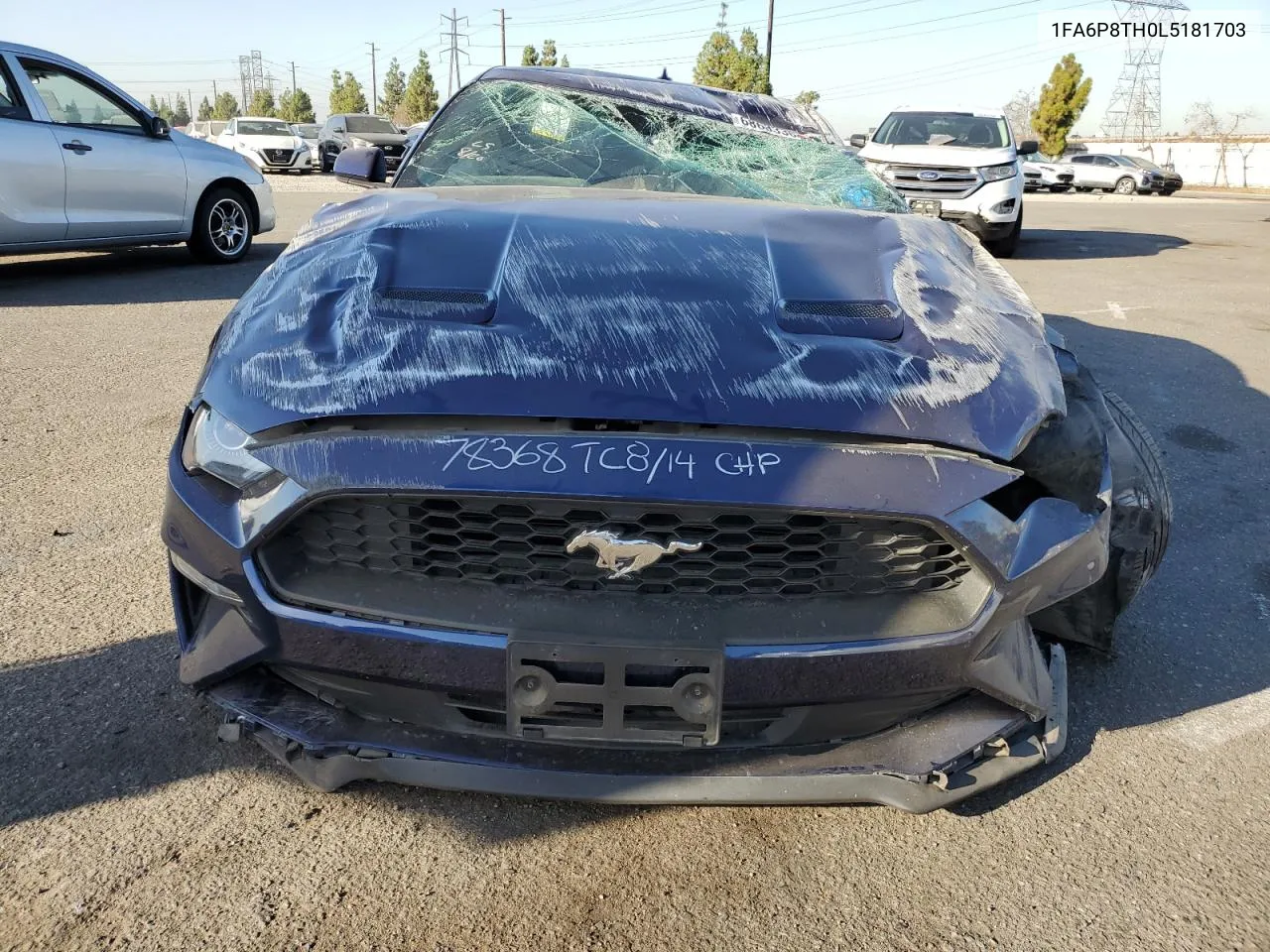 2020 Ford Mustang VIN: 1FA6P8TH0L5181703 Lot: 68633364