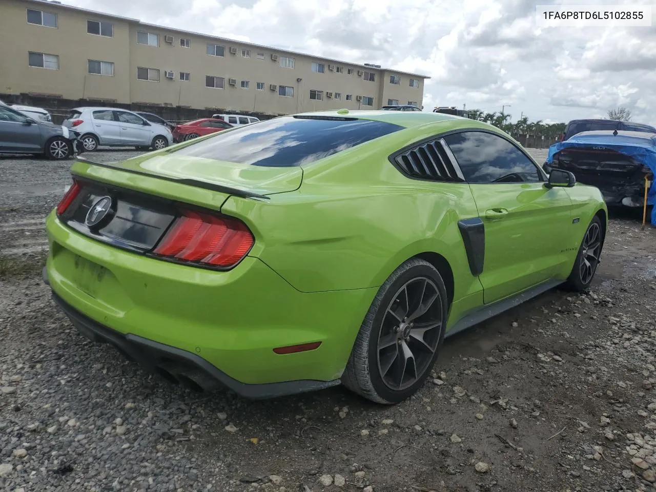 2020 Ford Mustang VIN: 1FA6P8TD6L5102855 Lot: 68874404