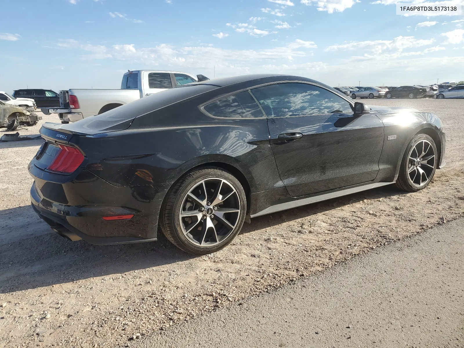 2020 Ford Mustang VIN: 1FA6P8TD3L5173138 Lot: 68894374