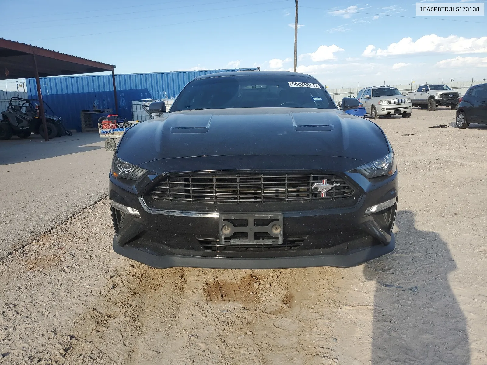 2020 Ford Mustang VIN: 1FA6P8TD3L5173138 Lot: 68894374