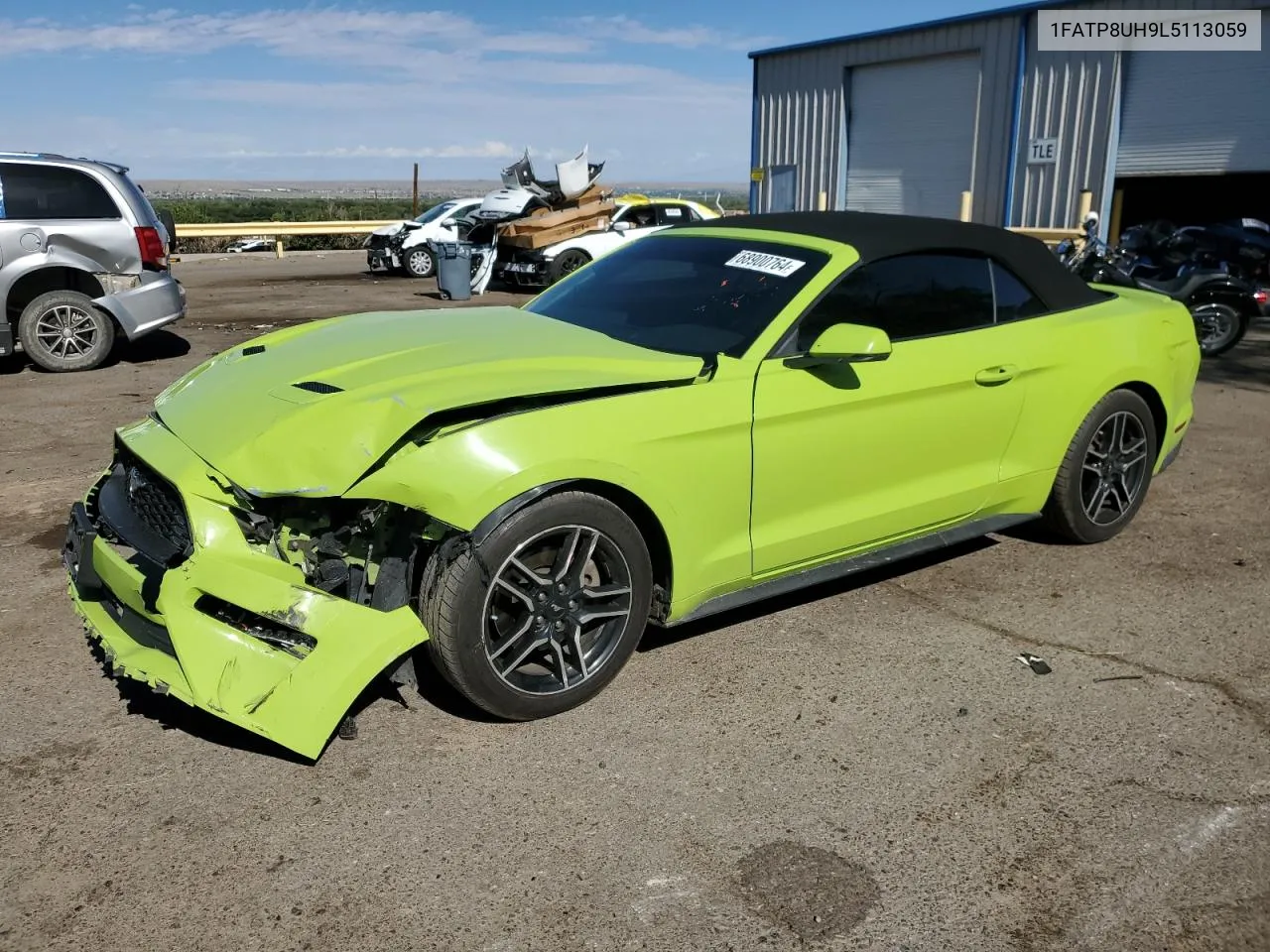 2020 Ford Mustang VIN: 1FATP8UH9L5113059 Lot: 68900764