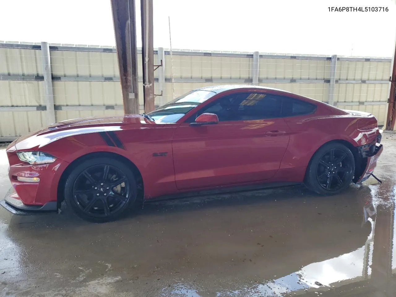 2020 Ford Mustang VIN: 1FA6P8TH4L5103716 Lot: 68975544