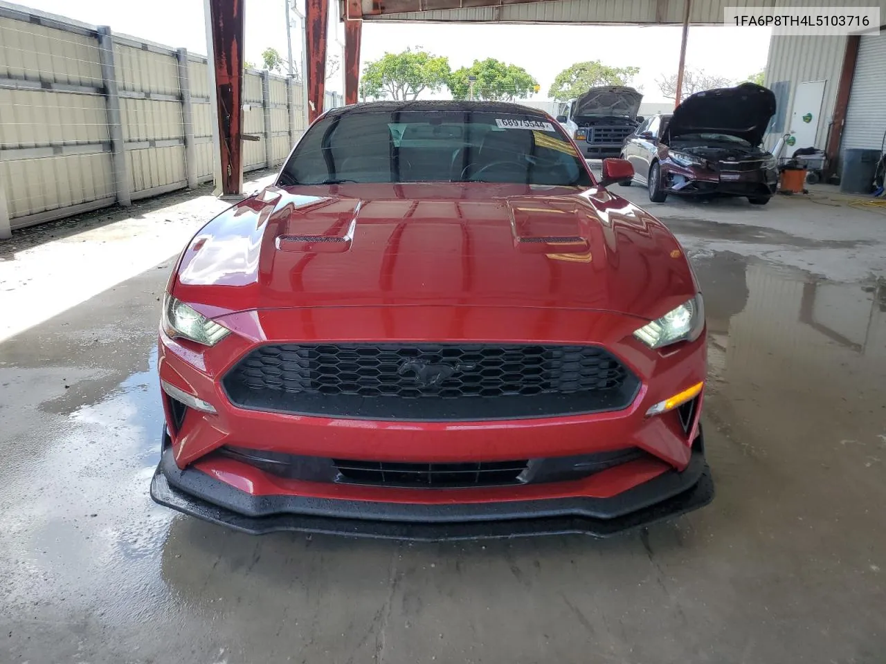 2020 Ford Mustang VIN: 1FA6P8TH4L5103716 Lot: 68975544