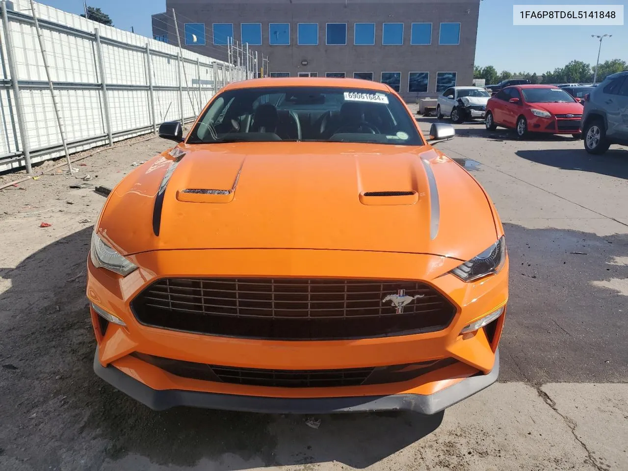 2020 Ford Mustang VIN: 1FA6P8TD6L5141848 Lot: 69061684