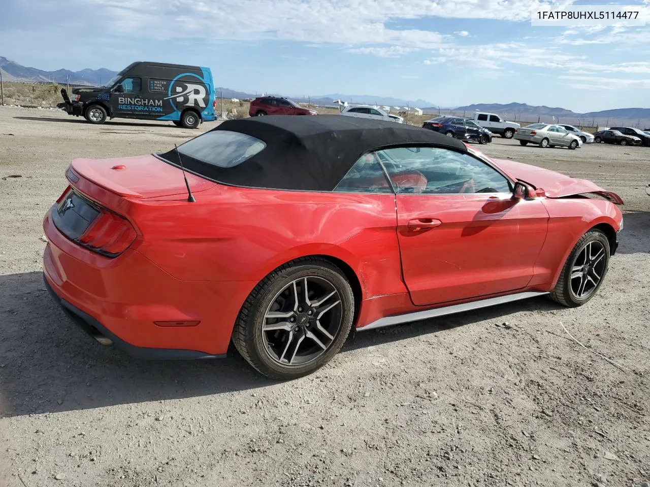 2020 Ford Mustang VIN: 1FATP8UHXL5114477 Lot: 69895374