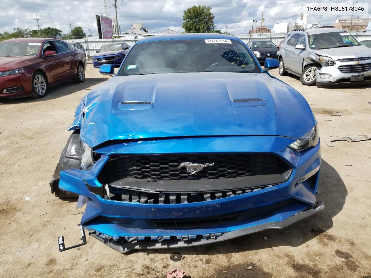 2020 Ford Mustang VIN: 1FA6P8TH8L5178046 Lot: 69947614