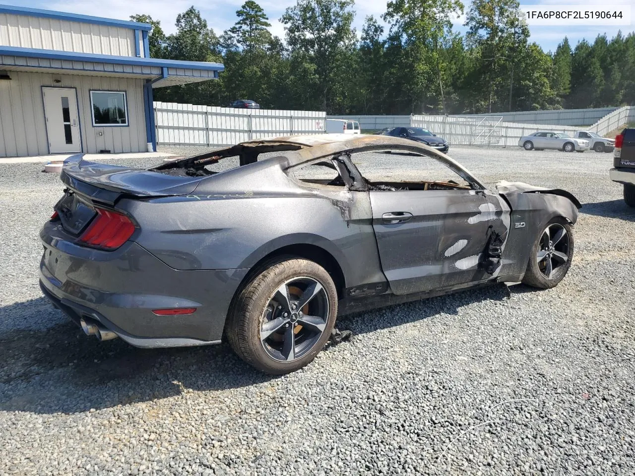 2020 Ford Mustang Gt VIN: 1FA6P8CF2L5190644 Lot: 69988494