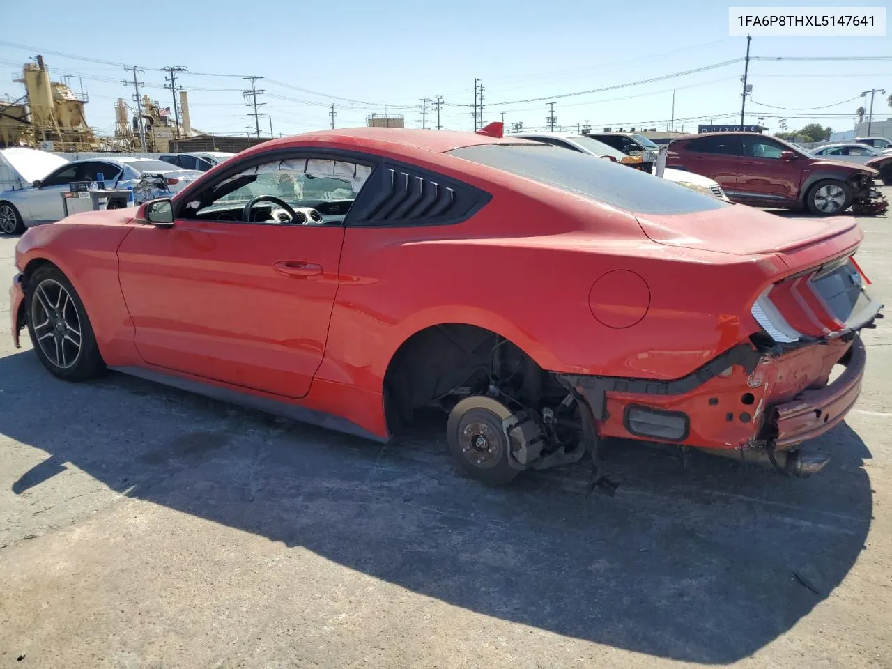 2020 Ford Mustang VIN: 1FA6P8THXL5147641 Lot: 70285124