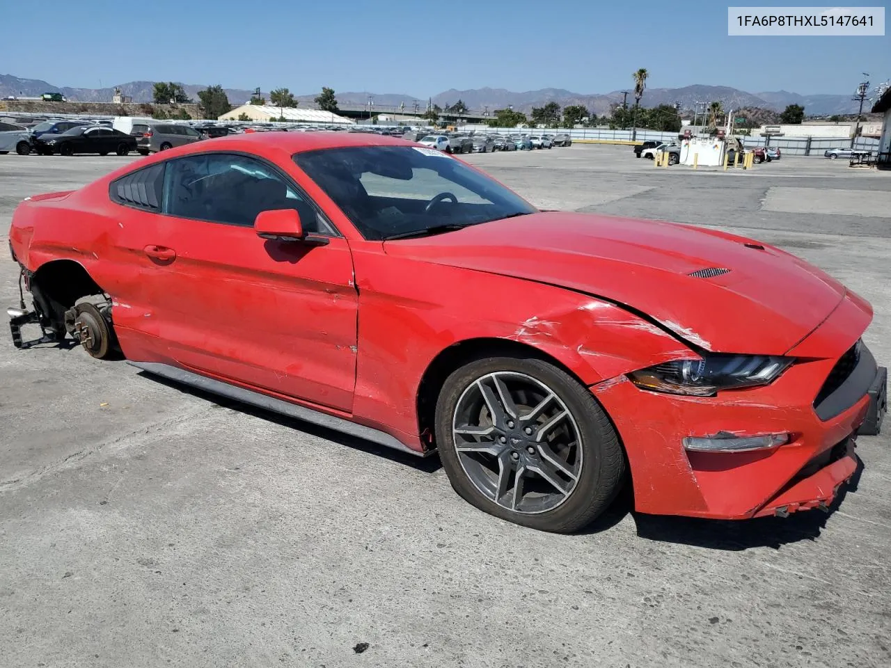 2020 Ford Mustang VIN: 1FA6P8THXL5147641 Lot: 70285124