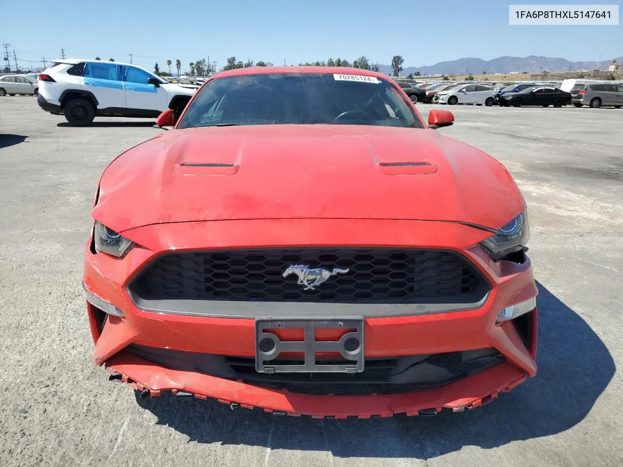 2020 Ford Mustang VIN: 1FA6P8THXL5147641 Lot: 70285124