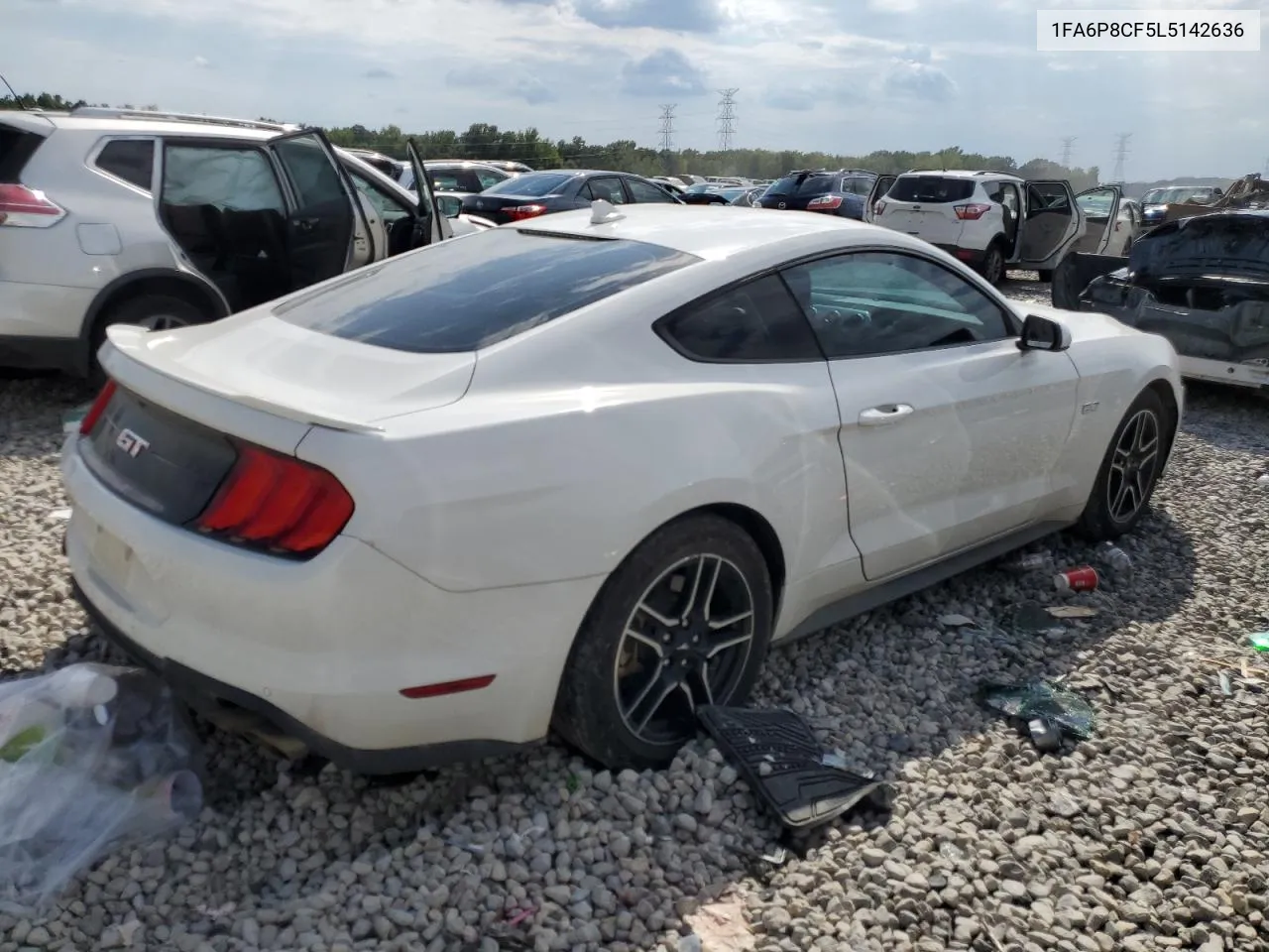 2020 Ford Mustang Gt VIN: 1FA6P8CF5L5142636 Lot: 70342744