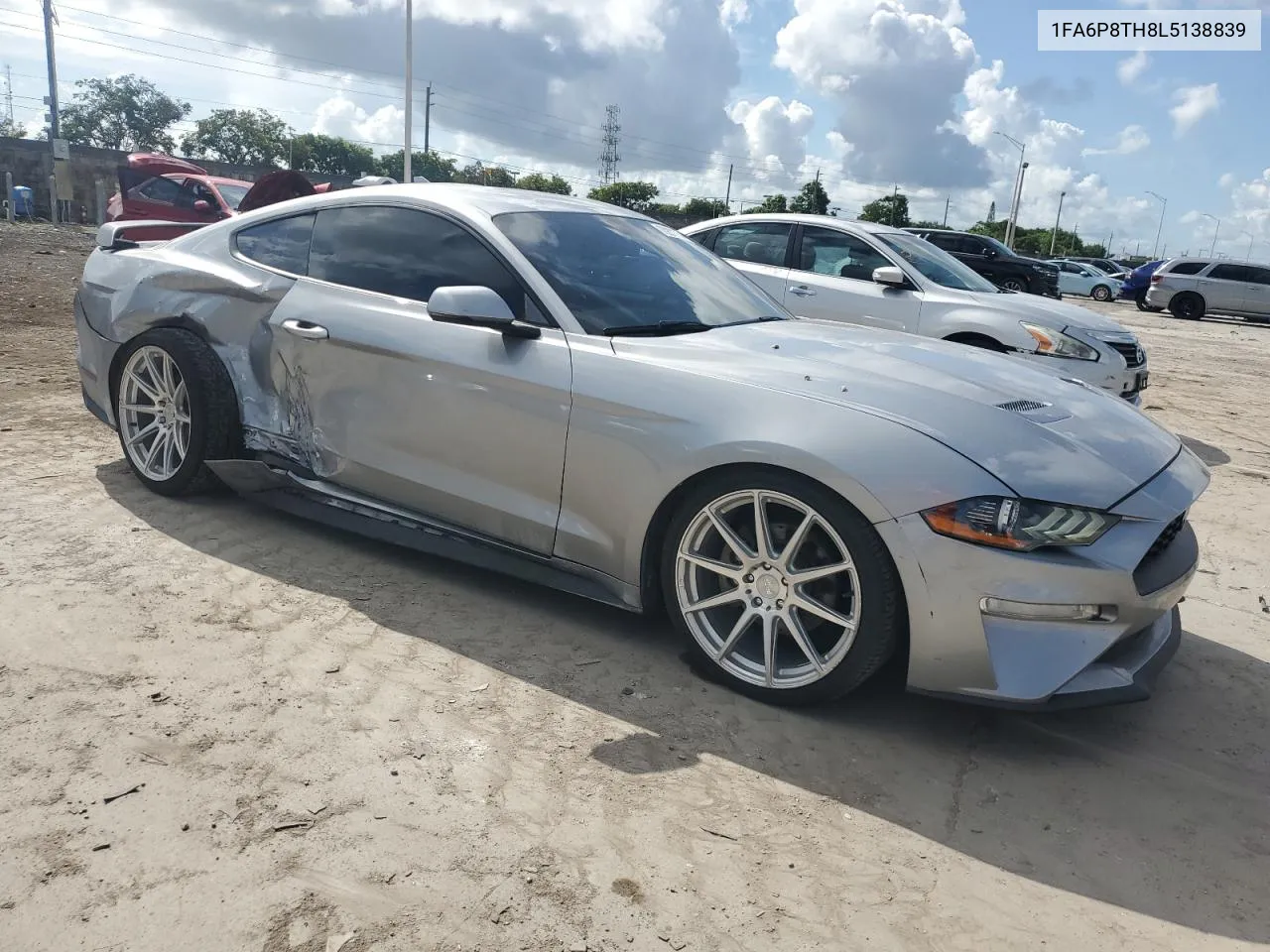 2020 Ford Mustang VIN: 1FA6P8TH8L5138839 Lot: 70838154