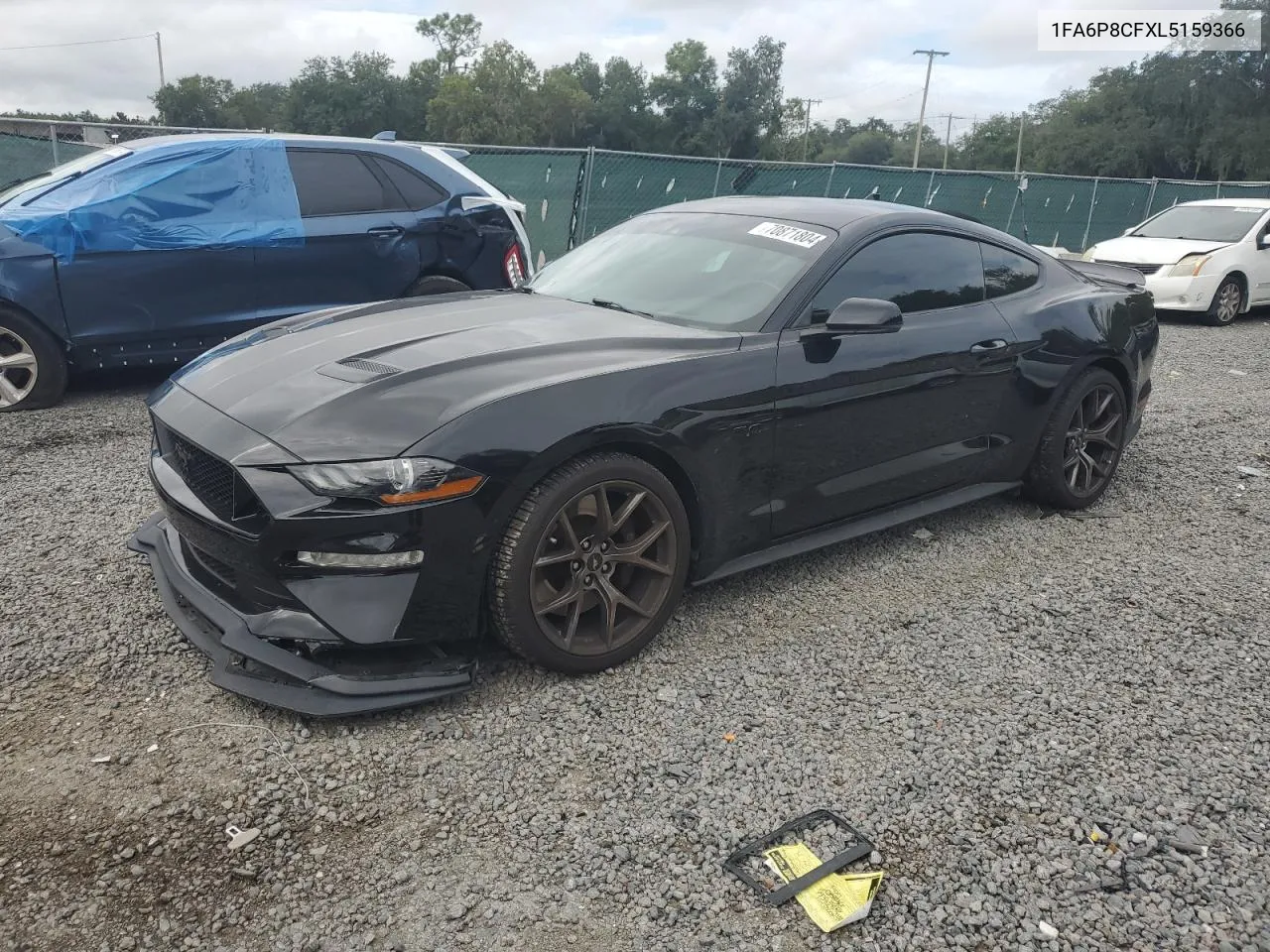 2020 Ford Mustang Gt VIN: 1FA6P8CFXL5159366 Lot: 70871804