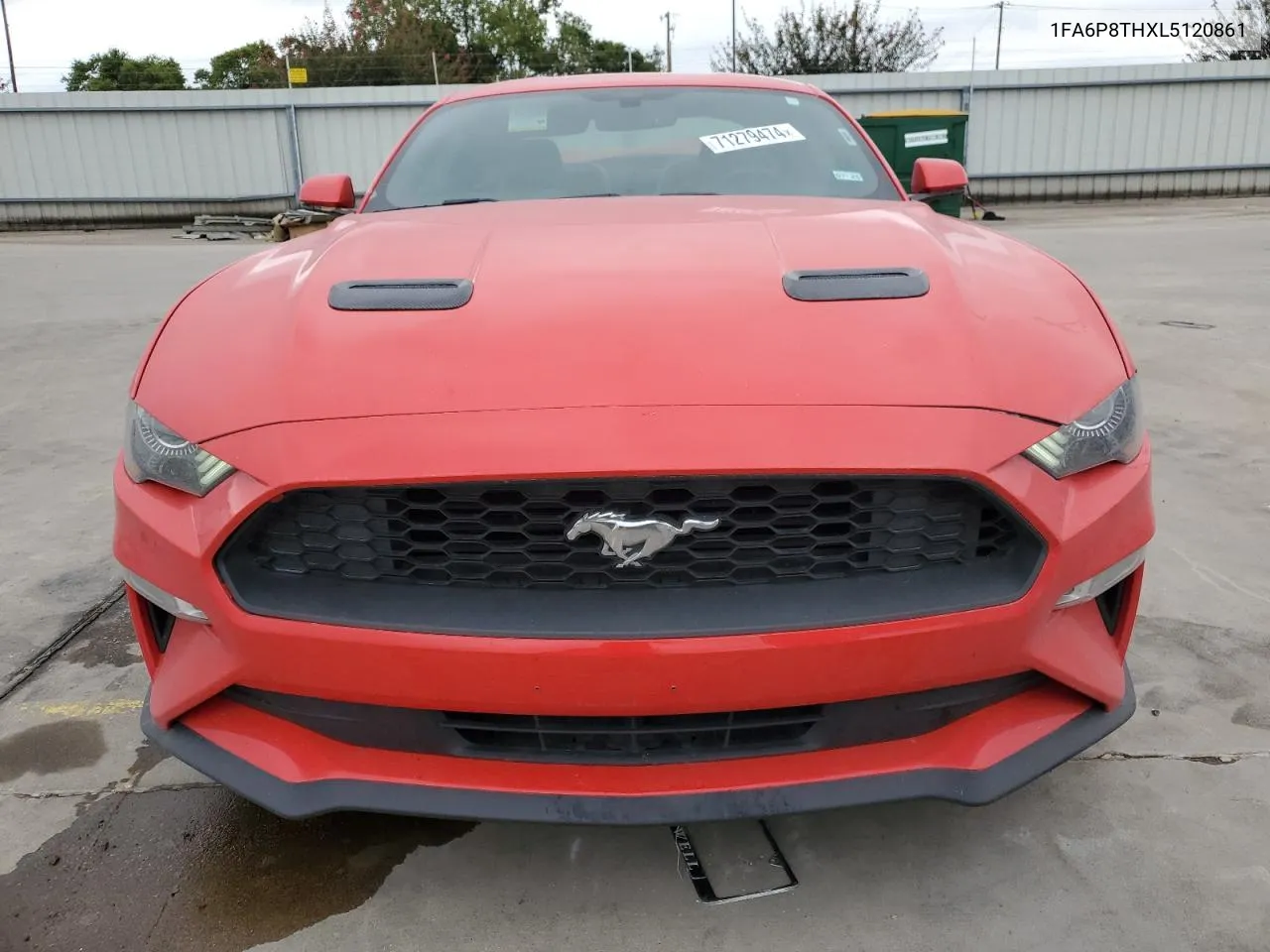 2020 Ford Mustang VIN: 1FA6P8THXL5120861 Lot: 71279474