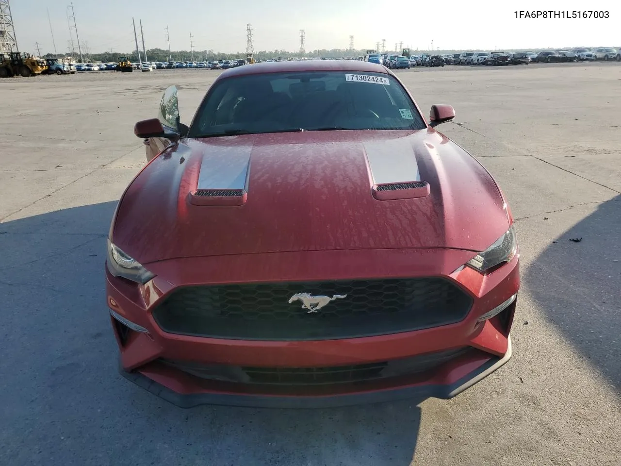 2020 Ford Mustang VIN: 1FA6P8TH1L5167003 Lot: 71302424