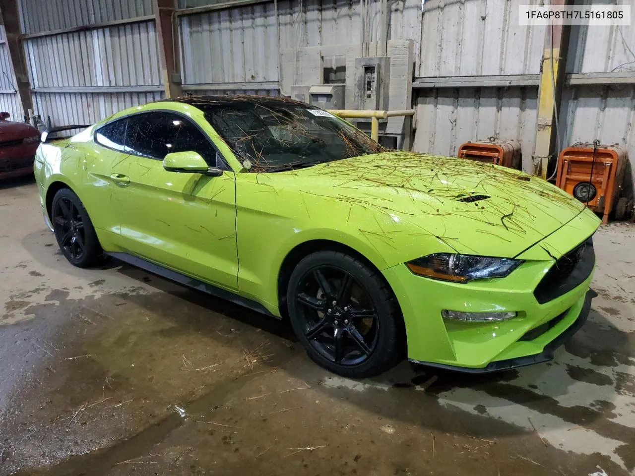 2020 Ford Mustang VIN: 1FA6P8TH7L5161805 Lot: 71302564