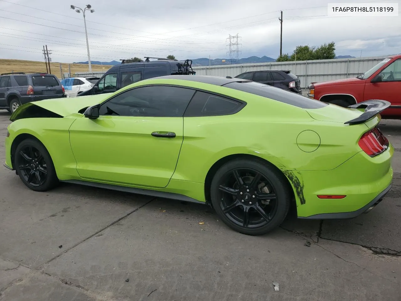 2020 Ford Mustang VIN: 1FA6P8TH8L5118199 Lot: 71756534