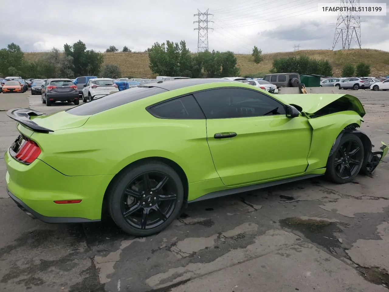 2020 Ford Mustang VIN: 1FA6P8TH8L5118199 Lot: 71756534