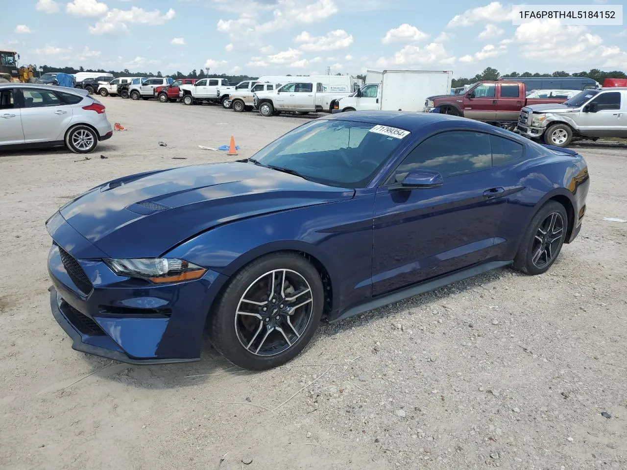 2020 Ford Mustang VIN: 1FA6P8TH4L5184152 Lot: 71799354