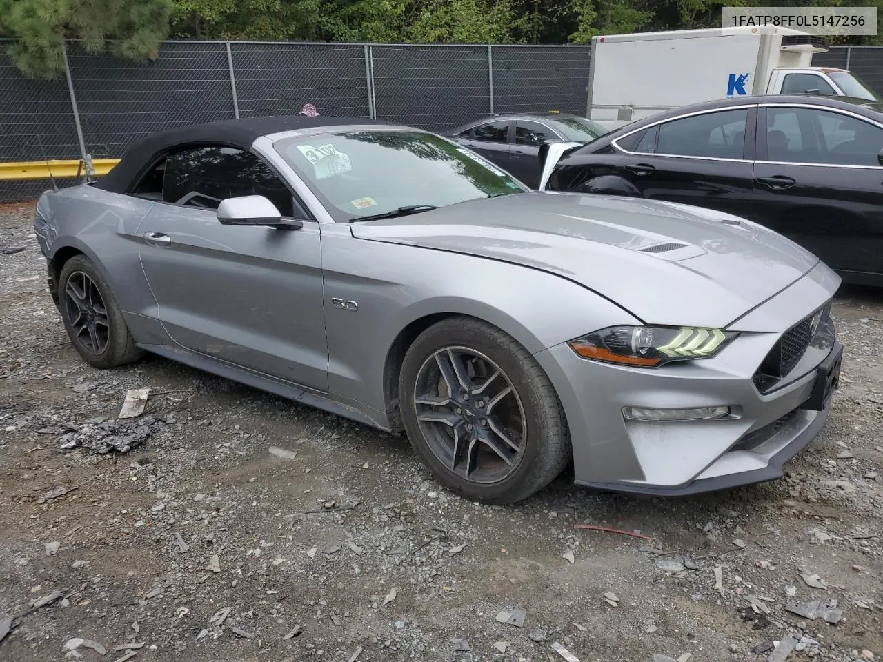 2020 Ford Mustang Gt VIN: 1FATP8FF0L5147256 Lot: 72055334