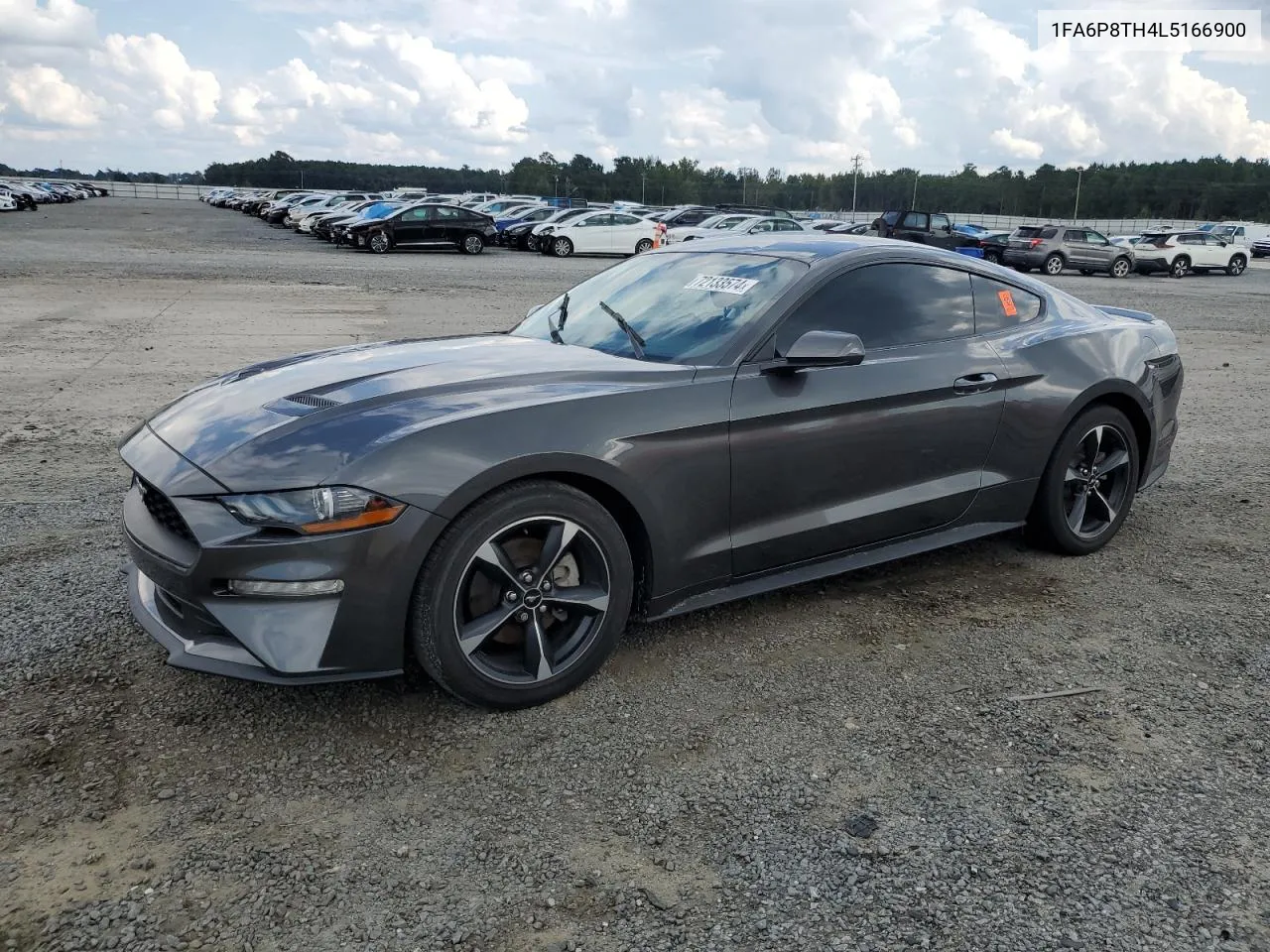 2020 Ford Mustang VIN: 1FA6P8TH4L5166900 Lot: 72133574