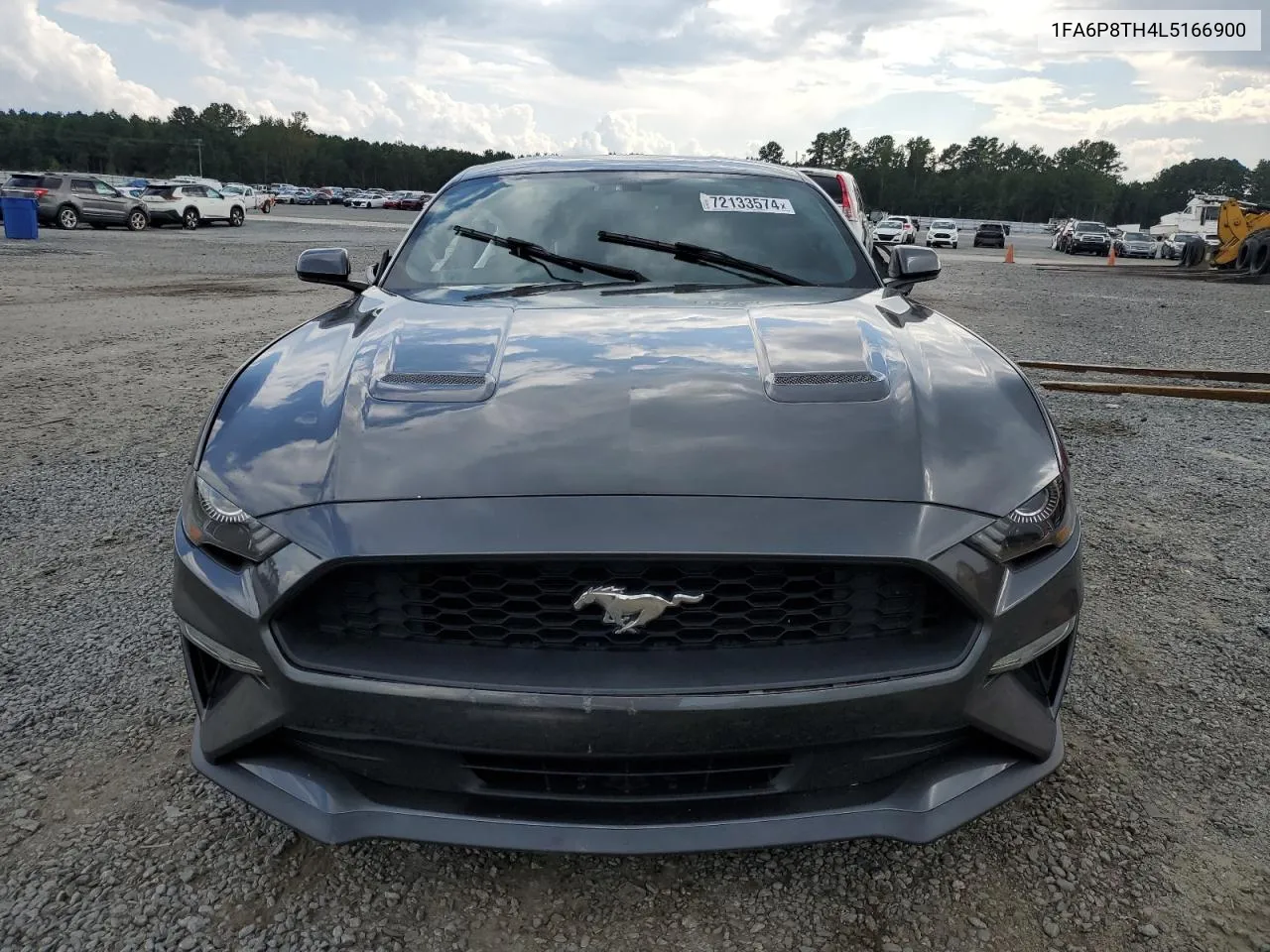 2020 Ford Mustang VIN: 1FA6P8TH4L5166900 Lot: 72133574