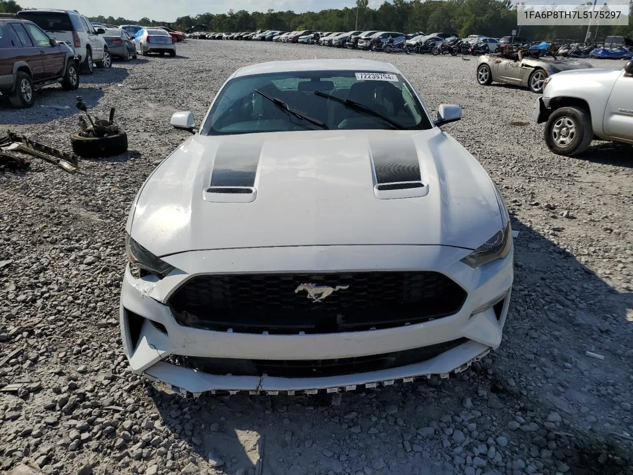 2020 Ford Mustang VIN: 1FA6P8TH7L5175297 Lot: 72239794