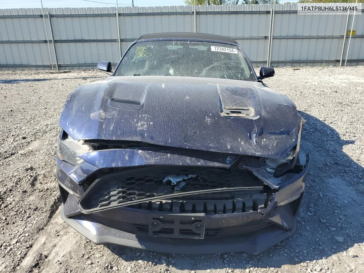 2020 Ford Mustang VIN: 1FATP8UH6L5136945 Lot: 72342154