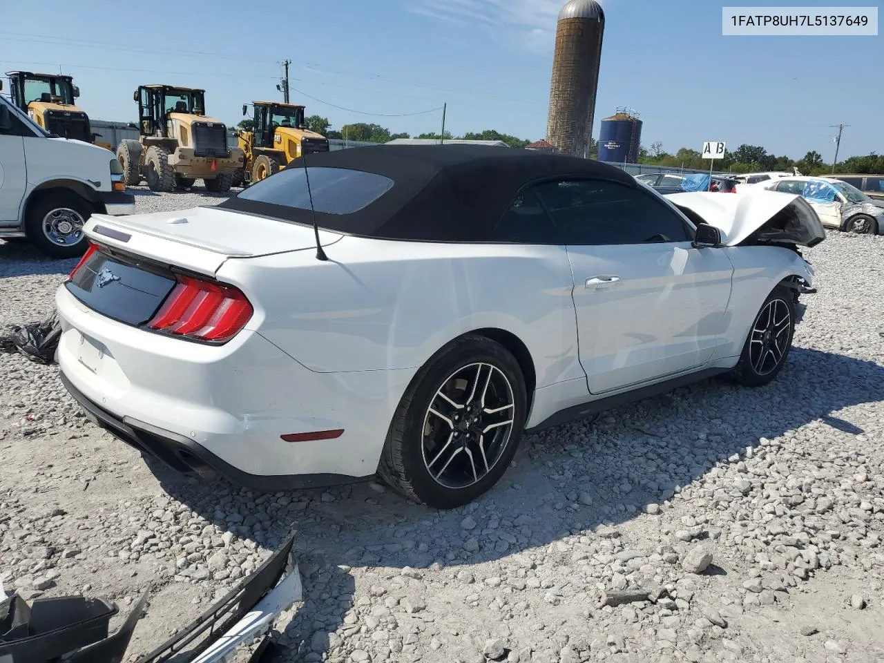 2020 Ford Mustang VIN: 1FATP8UH7L5137649 Lot: 72587514