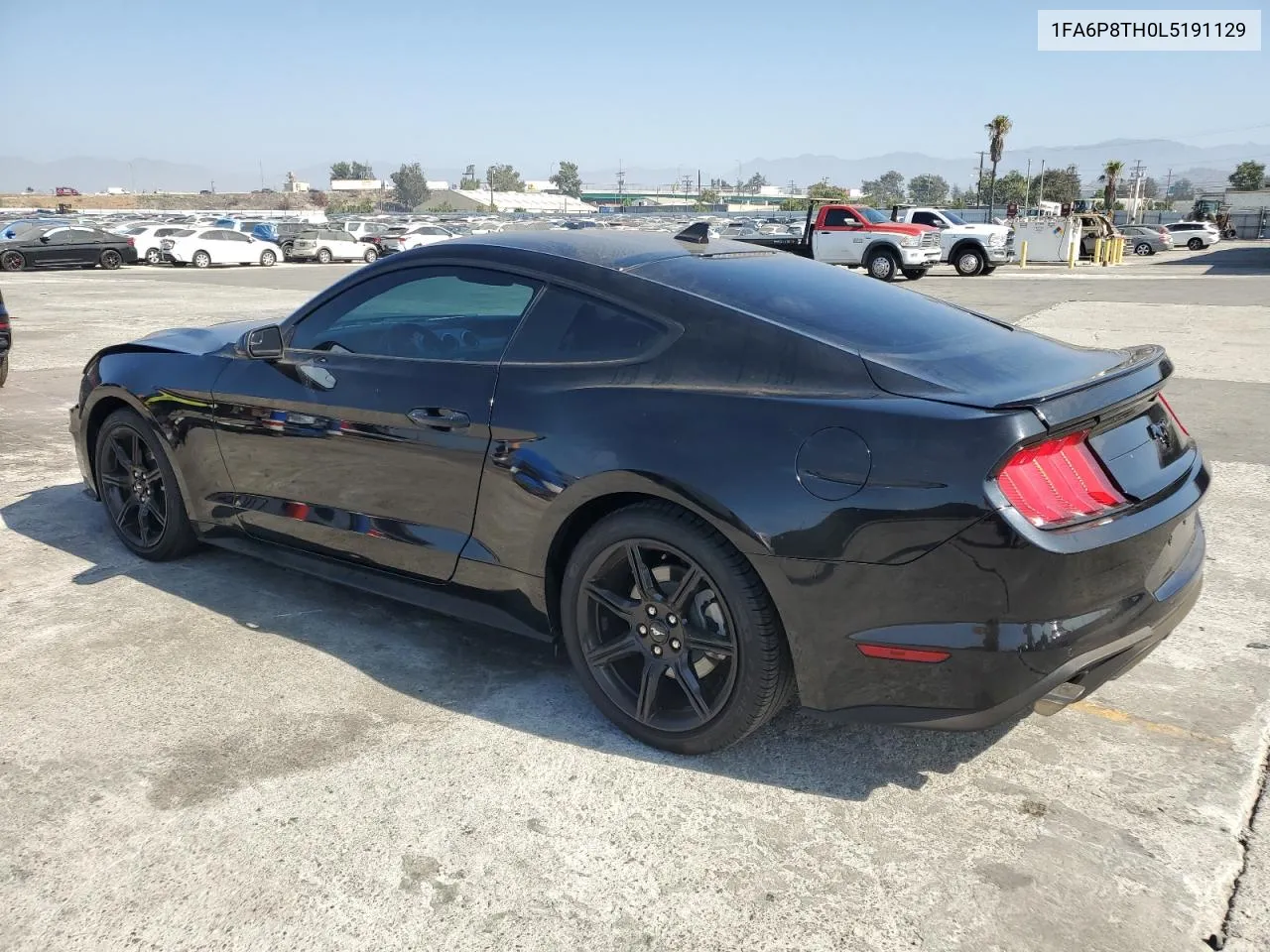 2020 Ford Mustang VIN: 1FA6P8TH0L5191129 Lot: 72742834