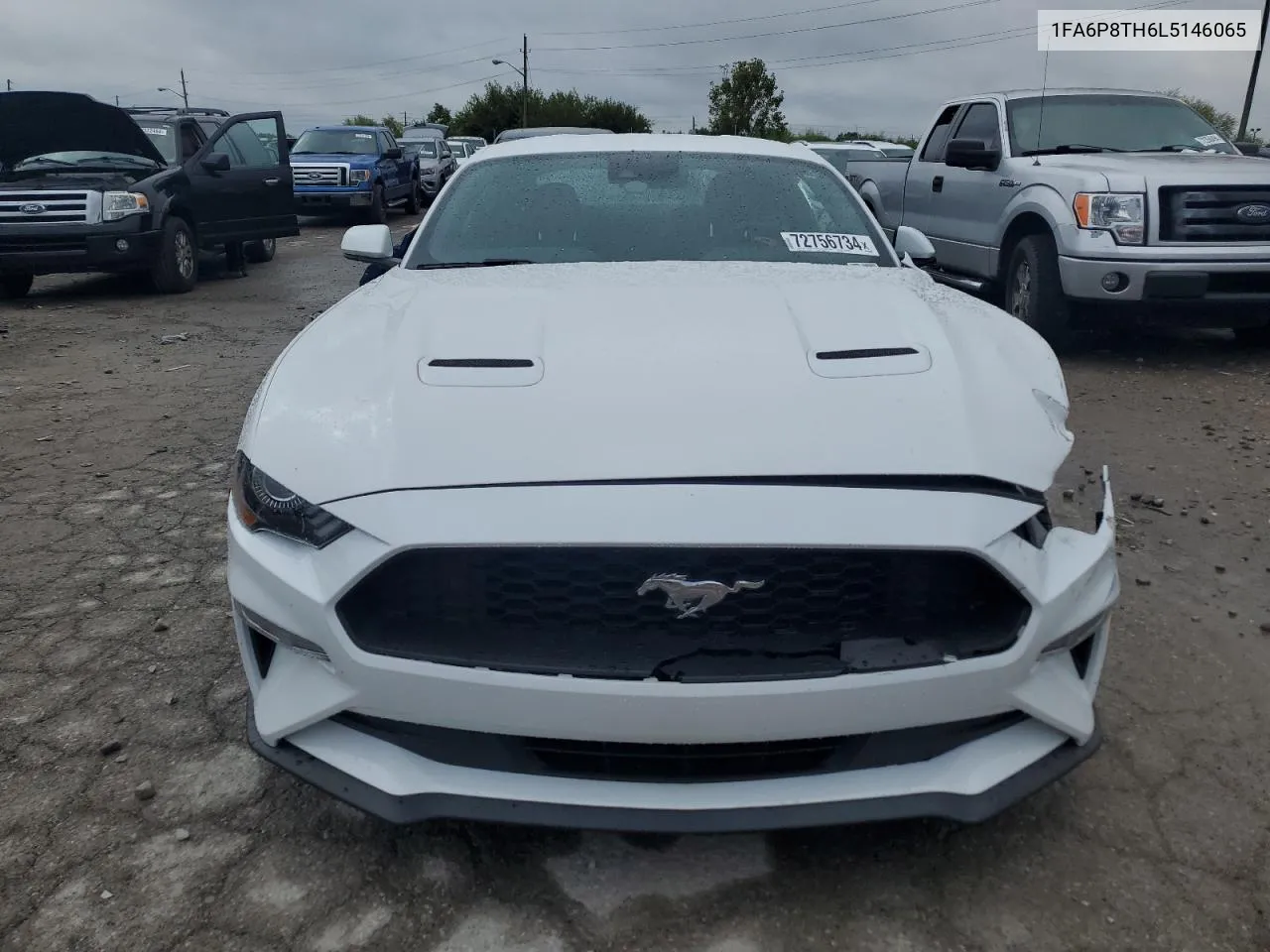 2020 Ford Mustang VIN: 1FA6P8TH6L5146065 Lot: 72756734