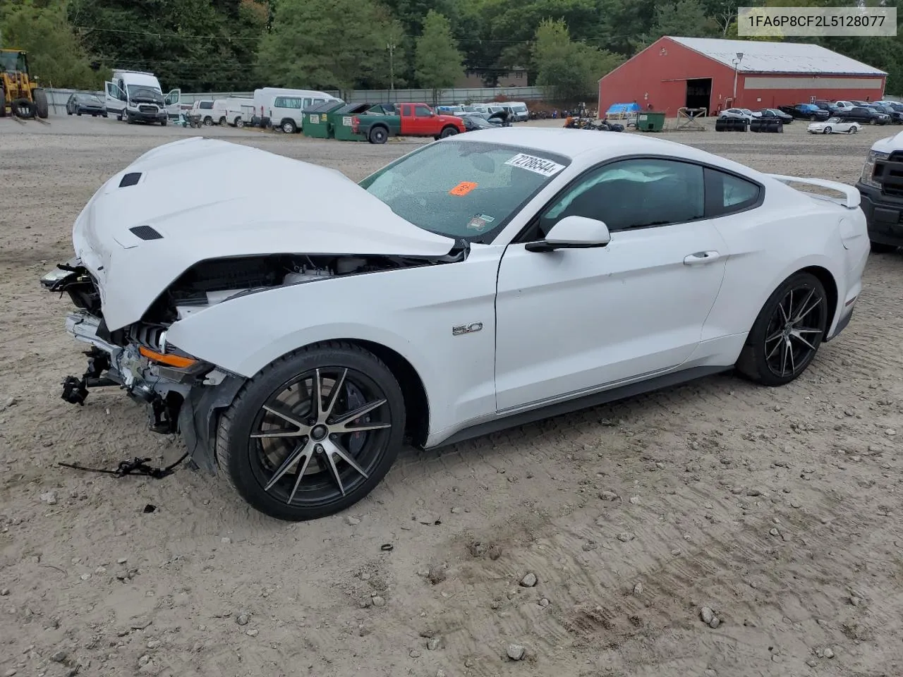 2020 Ford Mustang Gt VIN: 1FA6P8CF2L5128077 Lot: 72786544