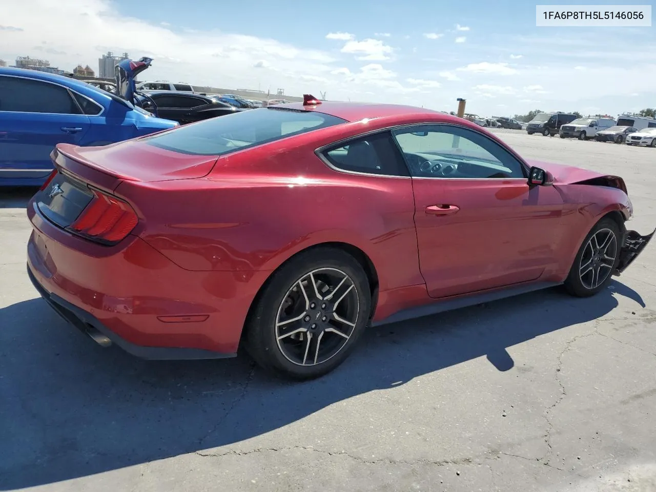 2020 Ford Mustang VIN: 1FA6P8TH5L5146056 Lot: 73361874