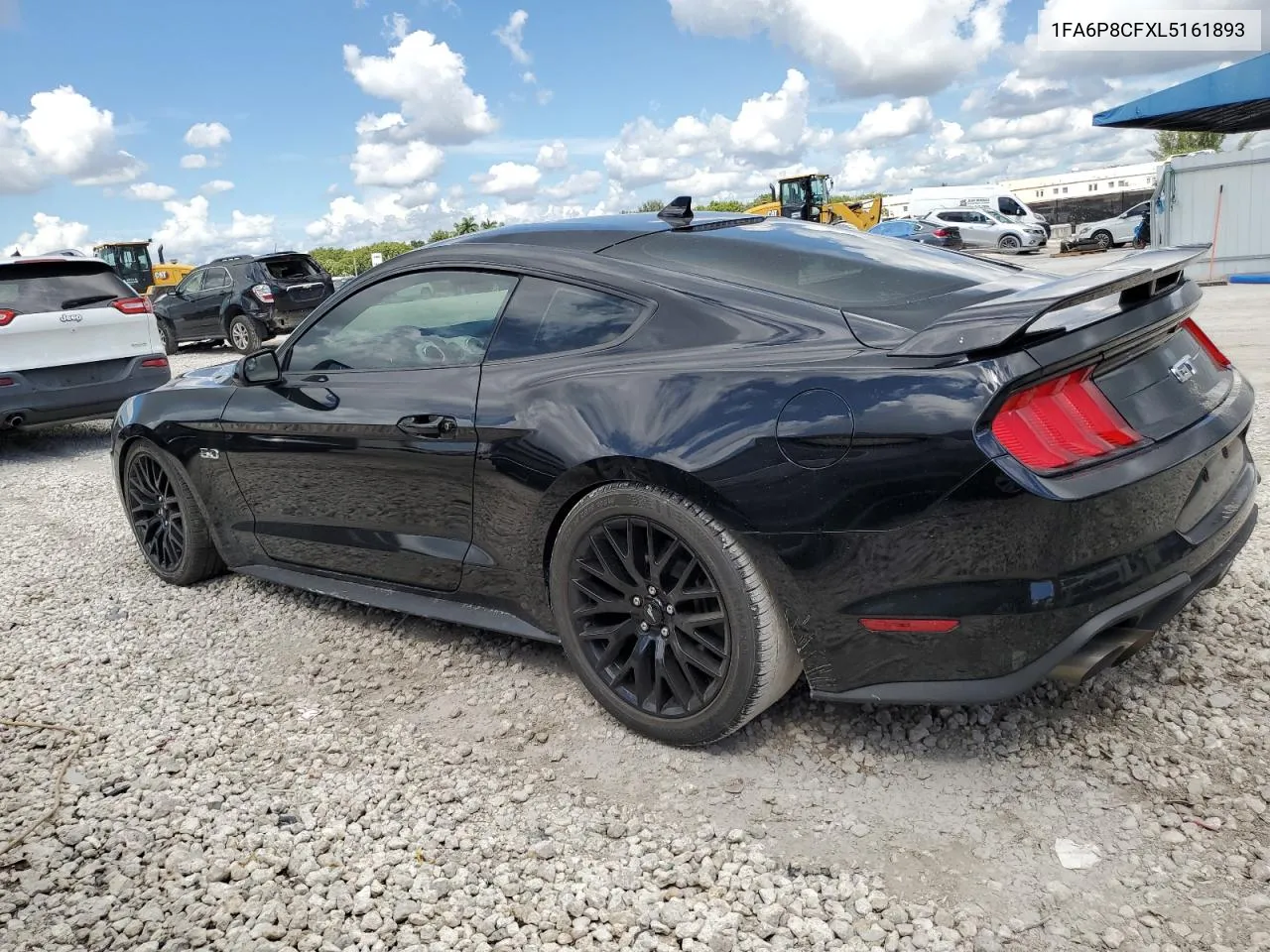 2020 Ford Mustang Gt VIN: 1FA6P8CFXL5161893 Lot: 73661754