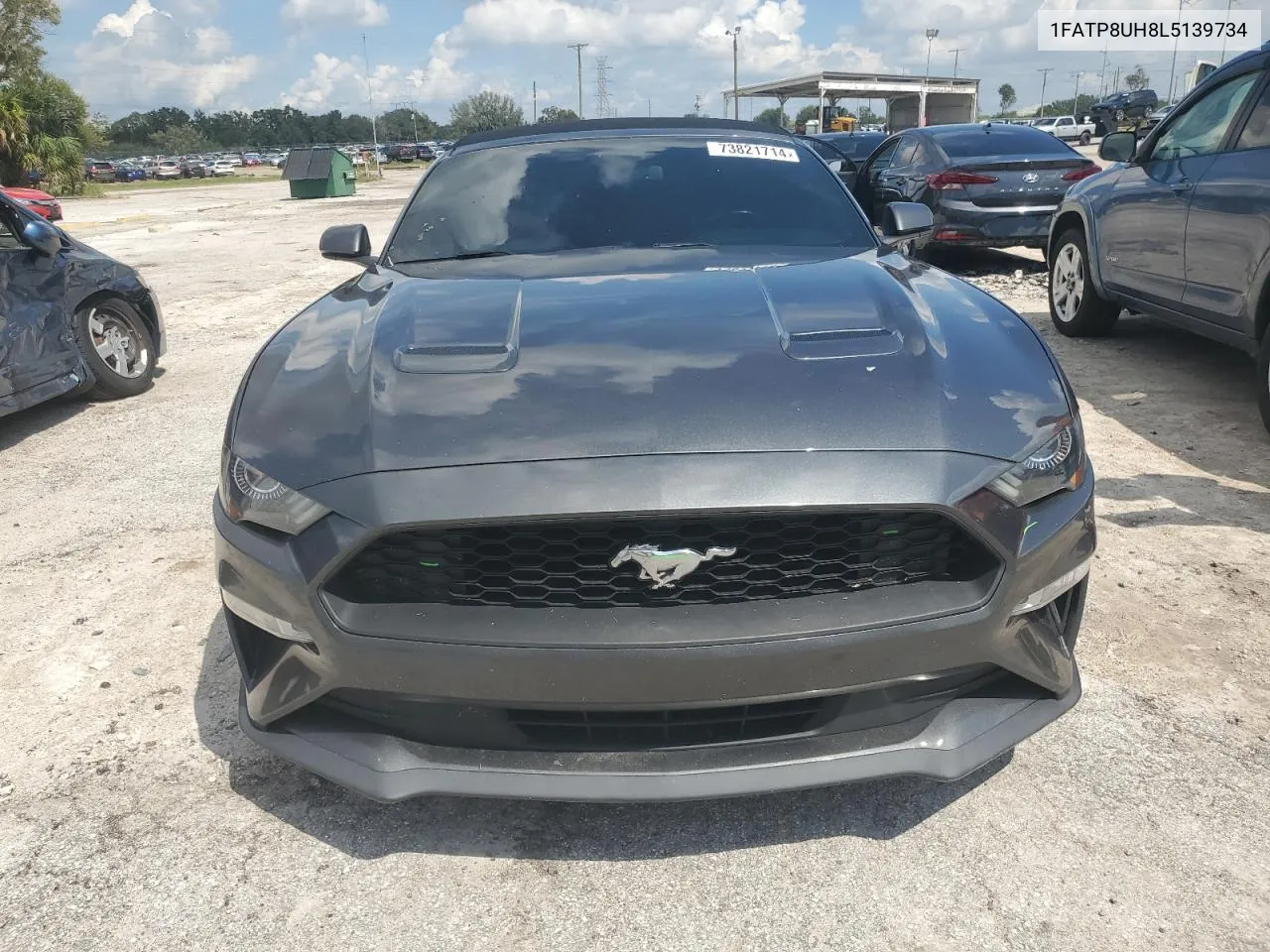 2020 Ford Mustang VIN: 1FATP8UH8L5139734 Lot: 73821714