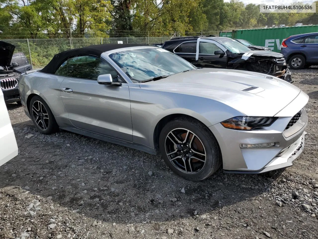 2020 Ford Mustang VIN: 1FATP8UH4L5106536 Lot: 73936144