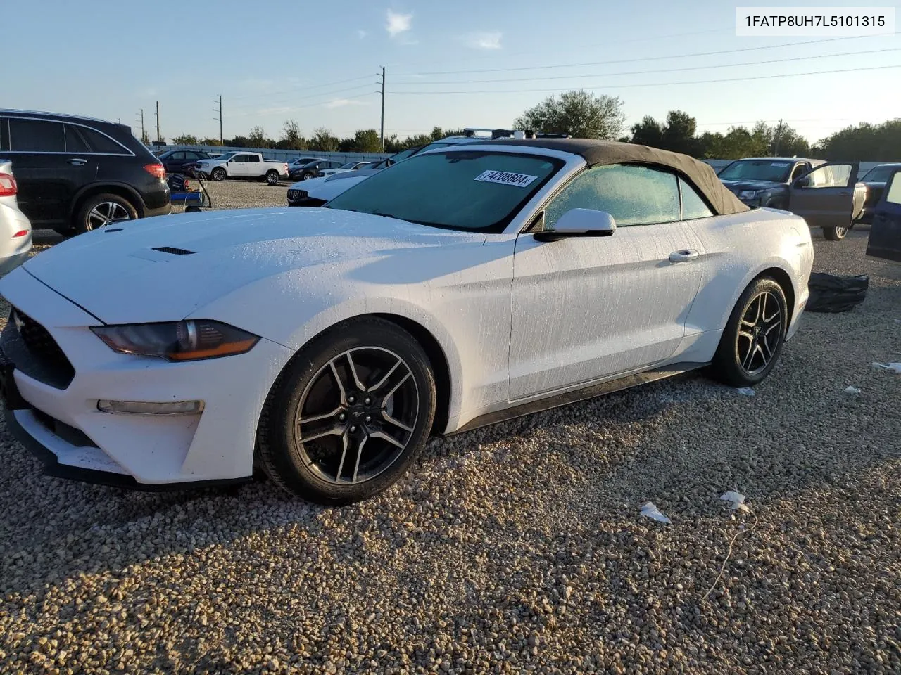 2020 Ford Mustang VIN: 1FATP8UH7L5101315 Lot: 74208604