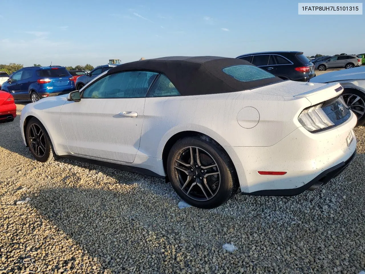 2020 Ford Mustang VIN: 1FATP8UH7L5101315 Lot: 74208604